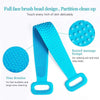 Image of Back Scrubber- Silicone Body Double Side Bathing Back Scrubber