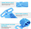 Image of Back Scrubber- Silicone Body Double Side Bathing Back Scrubber