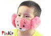 Image of Winter Woolen Mask For Winter Fleece & Fur Earmuffs Kids Mask (Pack Of 1)