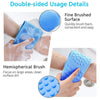 Image of Back Scrubber- Silicone Body Double Side Bathing Back Scrubber