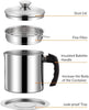 Image of Stainless Steel Oil Strainer Container