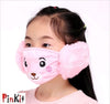 Image of Winter Woolen Mask For Winter Fleece & Fur Earmuffs Kids Mask (Pack Of 1)