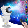 Image of Astronaut Galaxy Projector with Remote Control - 360° Adjustable Timer Kids Astronaut Nebula Night Light, for Gifts,Baby Adults Bedroom, Gaming Room, Home and Party (Corded Electric)