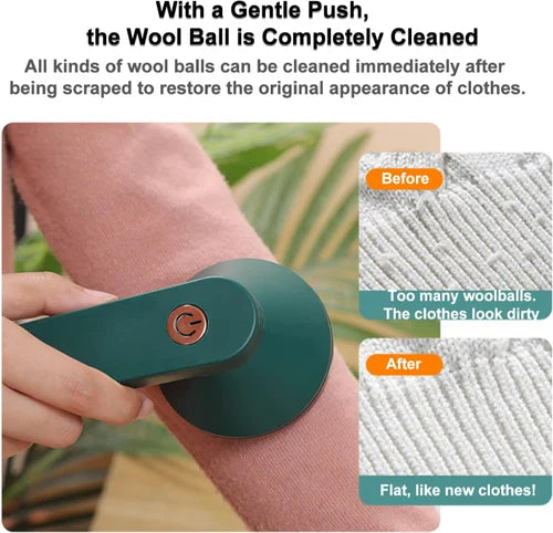 Wireless Lint Remover for Clothes Lint Roller Fabric Shaver Machine Hair Ball Trimmer for Sweaters